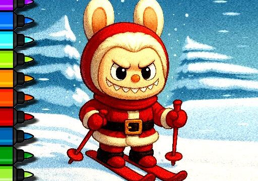 Easy Coloring Labubu Time – play online free