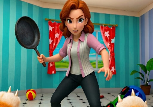 Bad Cat Prankster Moms Return – play online free