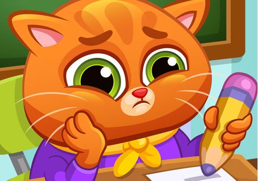 Lovely Virtual Cat At School – play online free