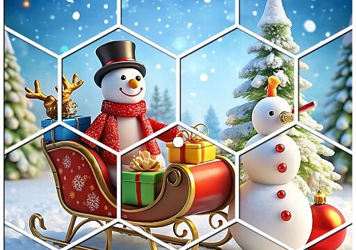 Christmas Hexa Puzzle – play online free