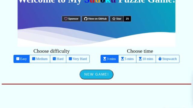 Web Sudoku – play online free