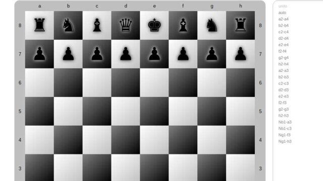 JavaScript Chess – play online free